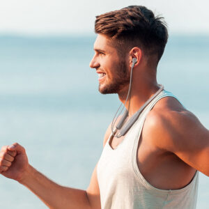 Borofone ausinės sportui BE59 Rhythm bluetooth juodos spalvos - Image 3