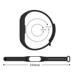 Apyrankė skirtas Xiaomi Mi Band 5/6/7 pilkos spalvos - Image 3