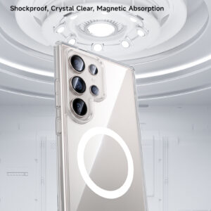 Benks Magnetic Lucent Pro dėklas skirtas Samsung Galaxy S24 Plus transparent - Image 3