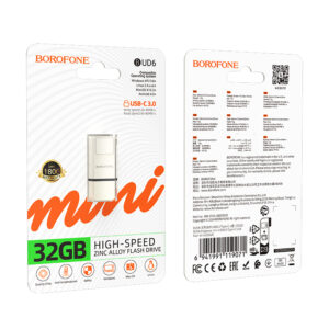 Borofone Pendrive BUD6 Mini Elegance USB 3.0 + Typ C  32GB - Image 6