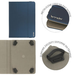 Wonder Soft planšetinio kompiuterio dėklas 11 colių mėlynos spalvos - Image 8