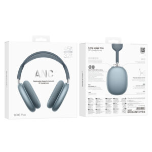Borofone ausinės BO35 Plus Adorable bluetooth ANC mėlynos spalvos - Image 5