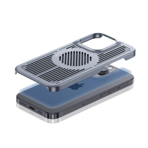Benks Magnetic Biliz Cooling Case (0057) skirtas Apple iPhone 14 Pro pilkos spalvos - Image 2
