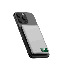 Blavec Power Bank 10000mAh BJ-03 Slim 13,5mm - Type C - 22,5W magnetic Magsafe 3 in 1 (PBBJ03-MC10G) pilkos spalvos - Image 7