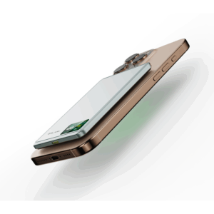 Blavec Power Bank 5000mAh BJ-03 Ultra Slim 7,8mm - Type C - 22,5W magnetic Magsafe 3 in 1 (PBBJ03-MC5G) pilkos spalvos - Image 3