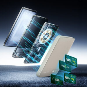 Blavec Power Bank 10000mAh BJ-04 Slim 13,5mm - Type C - 22,5W magnetic Magsafe 3 in 1 (PBBJ04-MC10GD) aukso spalvos - Image 4