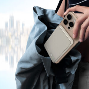 Blavec Power Bank 5000mAh BJ-04 Ultra Slim 7,8mm - Type C - 22,5W magnetic Magsafe 3 in 1 (PBBJ04-MC5GD) aukso spalvos - Image 5