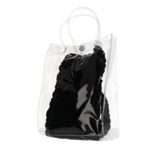 Knitted krepšys skirtas telefonui design 1 juodos spalvos - Image 5