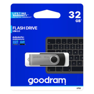 Pendrive GOODRAM UTS2 -  32GB USB 2.0 juodos spalvos - Image 5