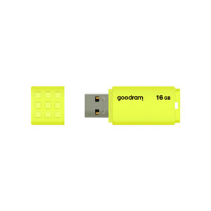 Pendrive GOODRAM UME2 -  16GB USB 2.0 geltonos spalvos - Image 2