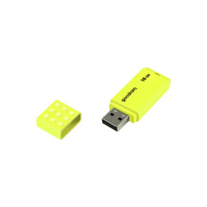 Pendrive GOODRAM UME2 -  16GB USB 2.0 geltonos spalvos - Image 4