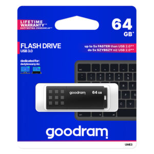 Pendrive GOODRAM UME3 -  64GB USB 3.0 juodos spalvos - Image 5