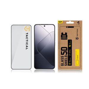 Apsauginis stiklas Shield 5D skirtas Xiaomi 14 juodos spalvos - Image 2
