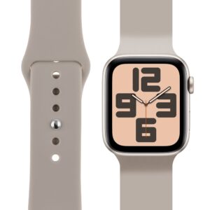 OBAL:ME silikoninė apyrankė skirta Apple Watch 38-41mm S-M gelsva