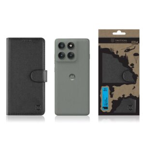 Tactical Field Notes dėklas Motorola Edge 60 Pro juodos spalvos - Image 2