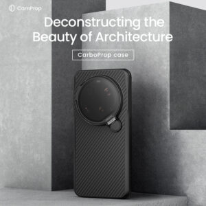 Nillkin CarboProp Aramid Magnetic dėklas skirtas Xiaomi 15 Ultra juodos spalvos/skaidrus - Image 2