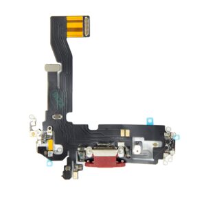 iPhone 12/12 Pro Flex Cable with Charging Connector Red - Image 1