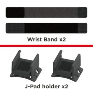 iPega SW2136 Sports Bands for Nintendo Switch 2 JoyCon juodos spalvos