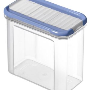Birių produktų indas, 1 l, skaidri/mėlyna