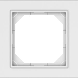 Vienvietis rėmelis VILMA QR1000, mat. baltos spalvos - Image 1