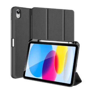 Dux Ducis Domo dėklas iPad 10.9'' 2022 (10 gen.) smart cover stand juodos spalvos - Image 2