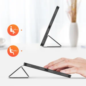 Dux Ducis Domo dėklas iPad 10.9'' 2022 (10 gen.) smart cover stand juodos spalvos - Image 4