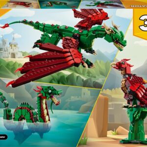 Konstruktorius LEGO® Creator 3in1 Viduramžių drakonas 31161 - Image 2