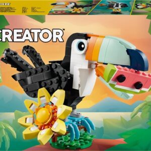 Konstruktorius LEGO 3in1 Wild Animals: Tropical Toucan 31173