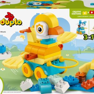 LEGO® DUPLO® Gyvūnai ant ratukų „trys viename“
