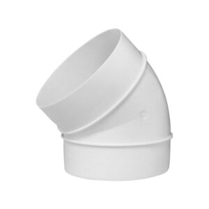 Ventiliacijos alkūnė EUROPLAST, D150 45°