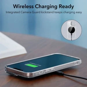 ESR Classic Kickstand dėklas skirtas Apple iPhone 14 Plus - skaidrus - Image 6