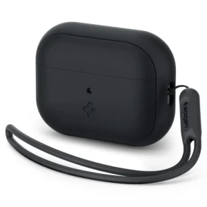 Spigen Silicone Fit Strap dėklas skirtas Apple AirPods Pro 1 / 2 - juodos spalvos - Image 1