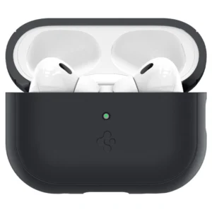 Spigen Silicone Fit Strap dėklas skirtas Apple AirPods Pro 1 / 2 - juodos spalvos - Image 8