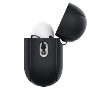 Spigen Silicone Fit Strap dėklas skirtas Apple AirPods Pro 1 / 2 - juodos spalvos - Image 9