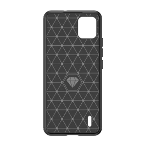 Carbon silikoninis dėklas skirtas Nokia C110 - juodos spalvos - Image 4