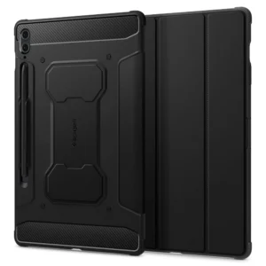 Spigen Rugged Armor Pro dėklas skirtas Samsung Galaxy Tab S9 FE+ 12.4'' X610 / X616B - juodos spalvos - Image 2