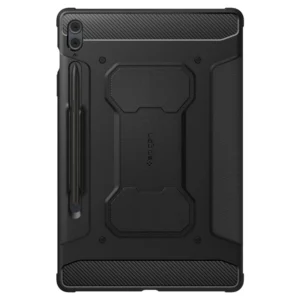 Spigen Rugged Armor Pro dėklas skirtas Samsung Galaxy Tab S9 FE+ 12.4'' X610 / X616B - juodos spalvos - Image 3