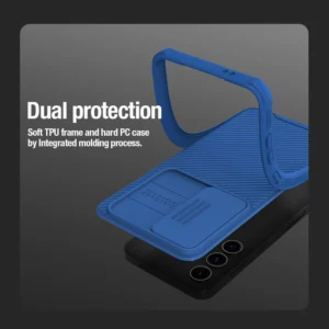 Nillkin CamShield Pro armored case su camera cover skirtas Samsung Galaxy S24 - žalios spalvos - Image 9