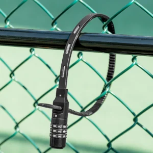 Rockbros 3240001001 bicycle lock for 0.5 m combination - juodos spalvos - Image 3