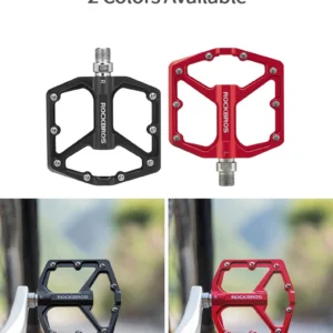 Rockbros K203-BK bicycle pedal set - juodos spalvos - Image 4