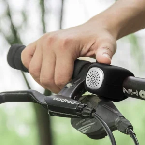 Rockbros CB1709BK electronic bicycle bell - juodos spalvos - Image 3