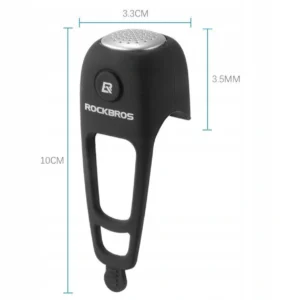 Rockbros CB1709BK electronic bicycle bell - juodos spalvos - Image 4