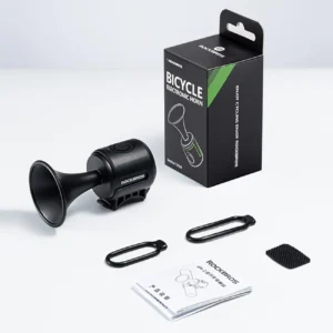 Rockbros 34210002001 electronic bicycle bell - juodos spalvos - Image 6