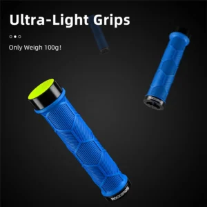 Rockbros 40720007003 bicycle grips with reflector - blue - Image 3
