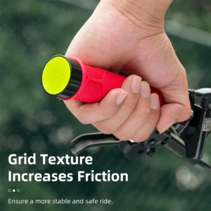 Rockbros 40720007002 bicycle grips with reflector - red - Image 5