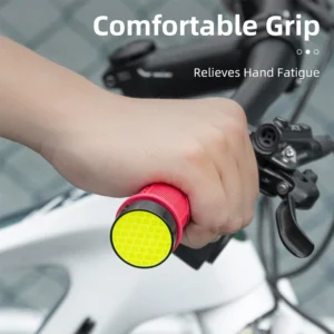 Rockbros 40720007002 bicycle grips with reflector - red - Image 6