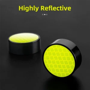 Rockbros 40720007005 bicycle grips with reflector - green - Image 5