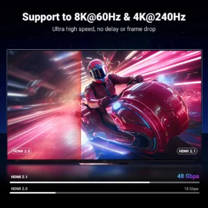 Ugreen HD171 25911 kabelis su HDMI 2.1 8K connectors certified 3 m - pilkos spalvos - Image 7