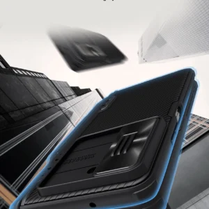 Nillkin CamShield Fold dėklas skirtas Samsung Galaxy Z Fold 5 su additional stylus holder - juodos spalvos - Image 9