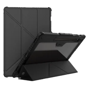 Nillkin Bumper Leather dėklas Pro dėklas skirtas Samsung Galaxy Tab S9 Ultra - juodos spalvos - Image 3
